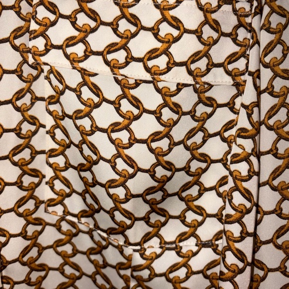 Chain Pattern Button-Up Shirt - Picture 5 of 6